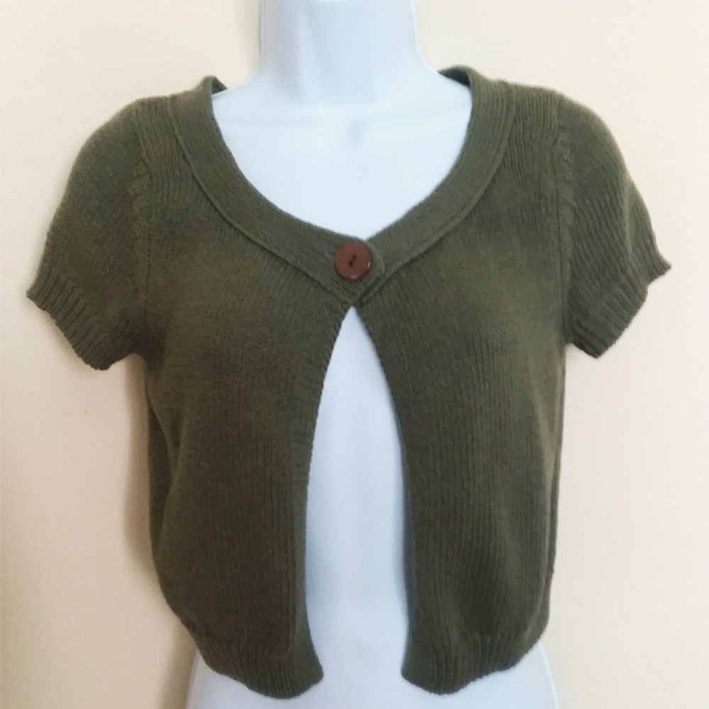 WOMEN' TOP FROM ANN TAYLOR (LOFT) IN GREEN SIZE XS